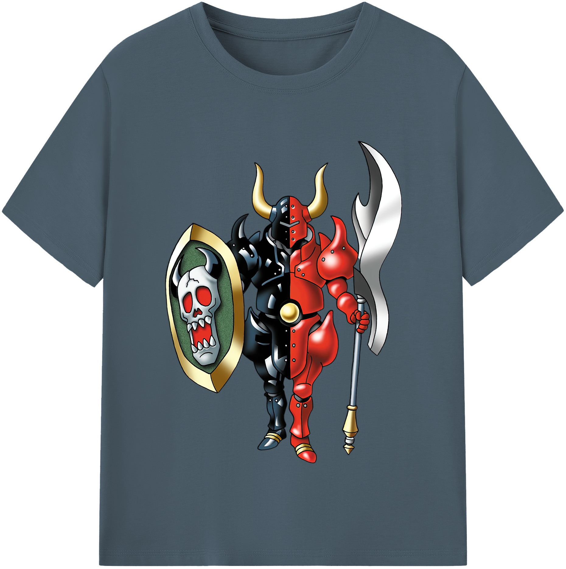 （画像用） ドラゴンクエスト Doragon Kuesuto Dragon Quest 綿100％半袖Tシャツ（フロントプリント）